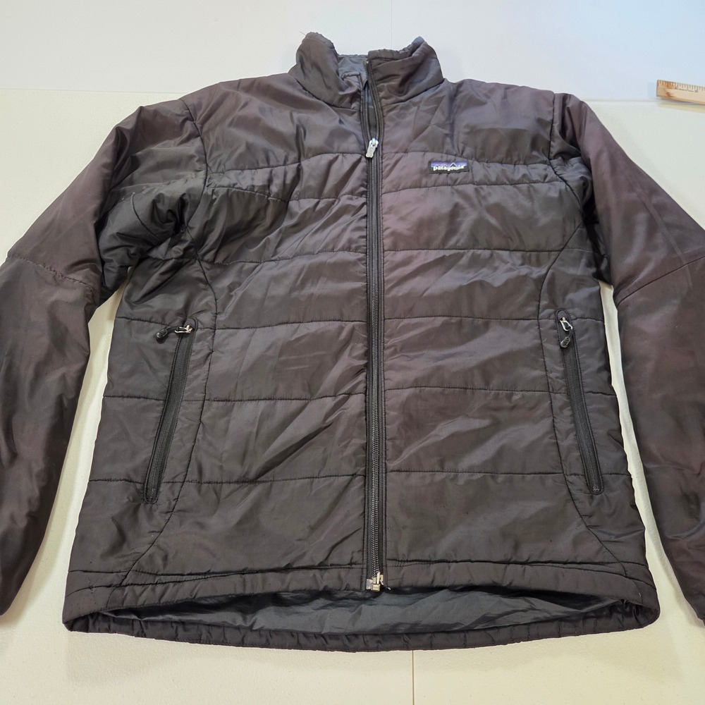 Patagonia Mens Nano Puff Insulated Jacket Black Small PrimaLoft Full Zip Quilted